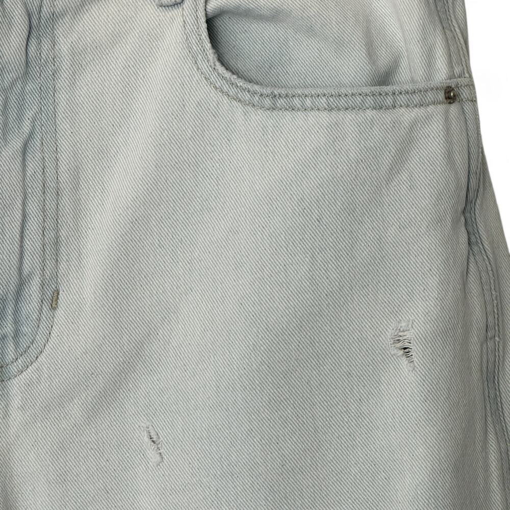 PacSun Light Indigo Ripped High Rise Baggy Jeans (30) - Picture 4 of 16